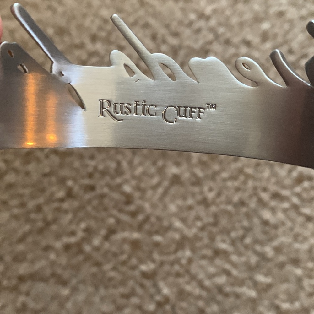 Rustic cuff bracelet - Picture 5 of 5